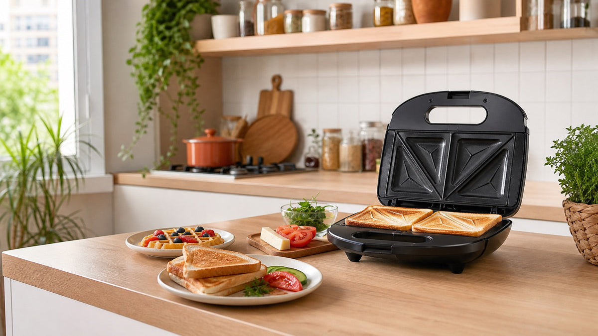 جهاز ساندوتش وتجهيز فطار سريع | Sandwich maker and quick breakfast setup