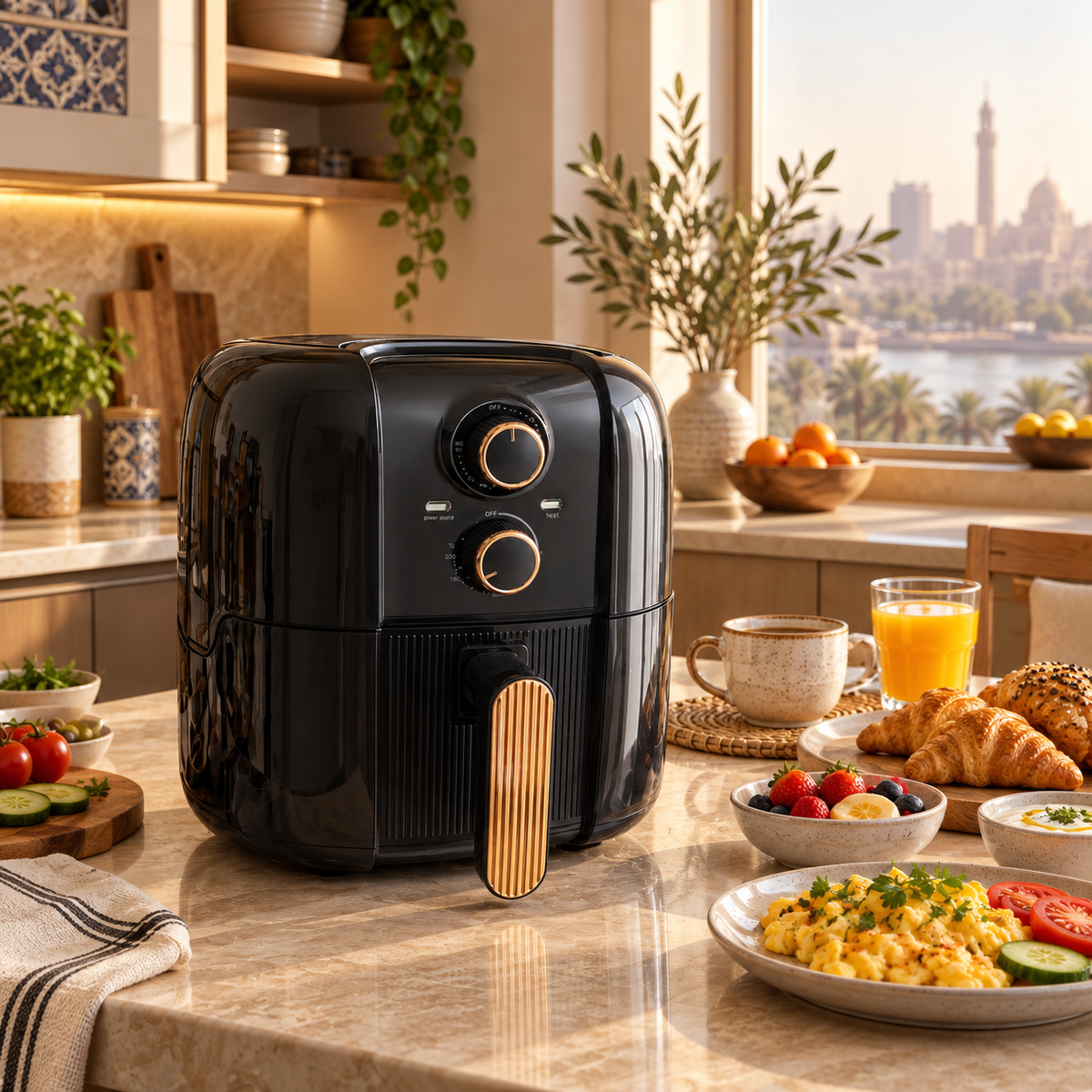 قلاية Bear GM-998B سعة 8 لتر في مطبخ منزلي