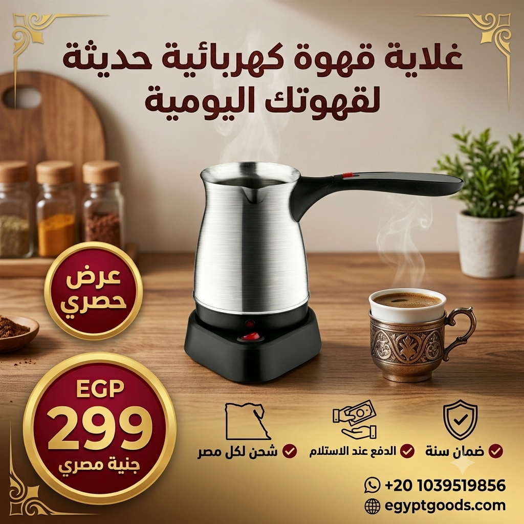 كنكة قهوة كهربائية ستانلس 304 متعددة الاستخدام